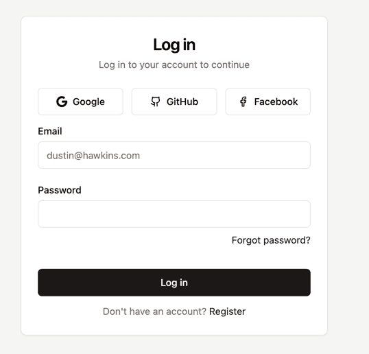 Login